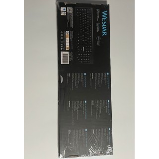 Klawiatura mechaniczna WESDAR MK821 RGB – gamingowa USB