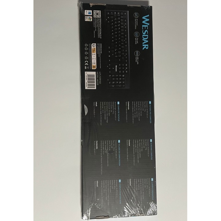 Klawiatura mechaniczna WESDAR MK821 RGB – gamingowa USB