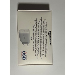 Ładowarka sieciowa Amazon Basics USB-C GaN 30W Power Delivery
