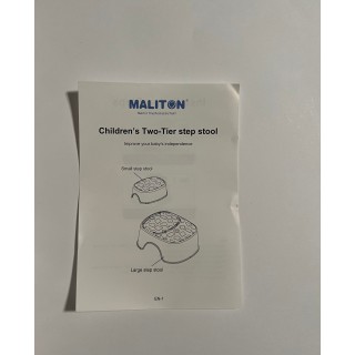 MALITON Children’s Two-Tier Step Stool – dwustopniowy podest dla dzieci