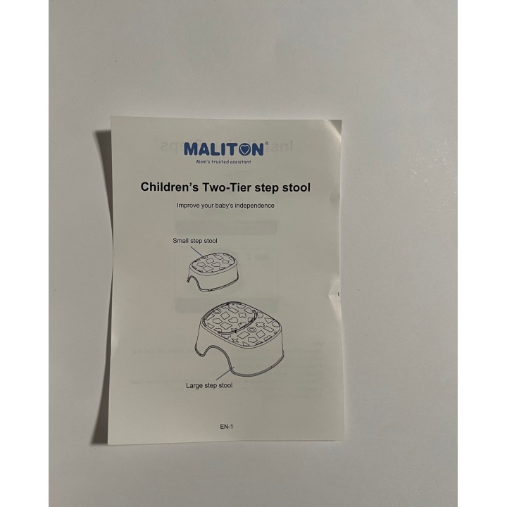 MALITON Children’s Two-Tier Step Stool – dwustopniowy podest dla dzieci