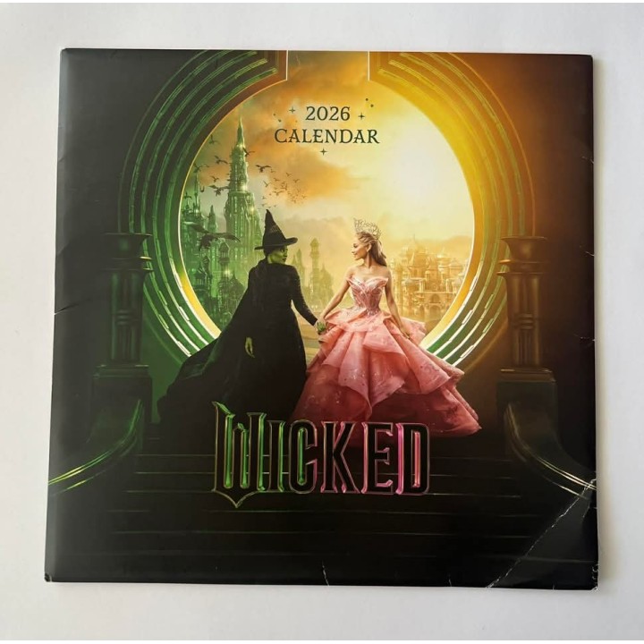 Kalendarz Wicked 2026 – kalendarz ścienny dla fanów musicalu