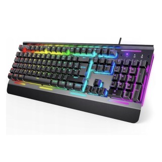 Klawiatura gamingowa RGB – idealna do gier i pracy (membrana)
