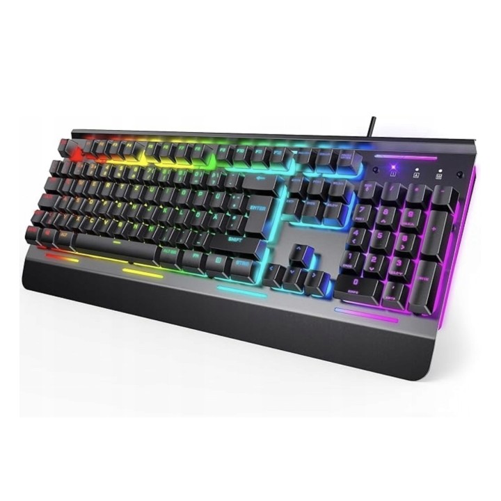 Klawiatura gamingowa RGB – idealna do gier i pracy (membrana)