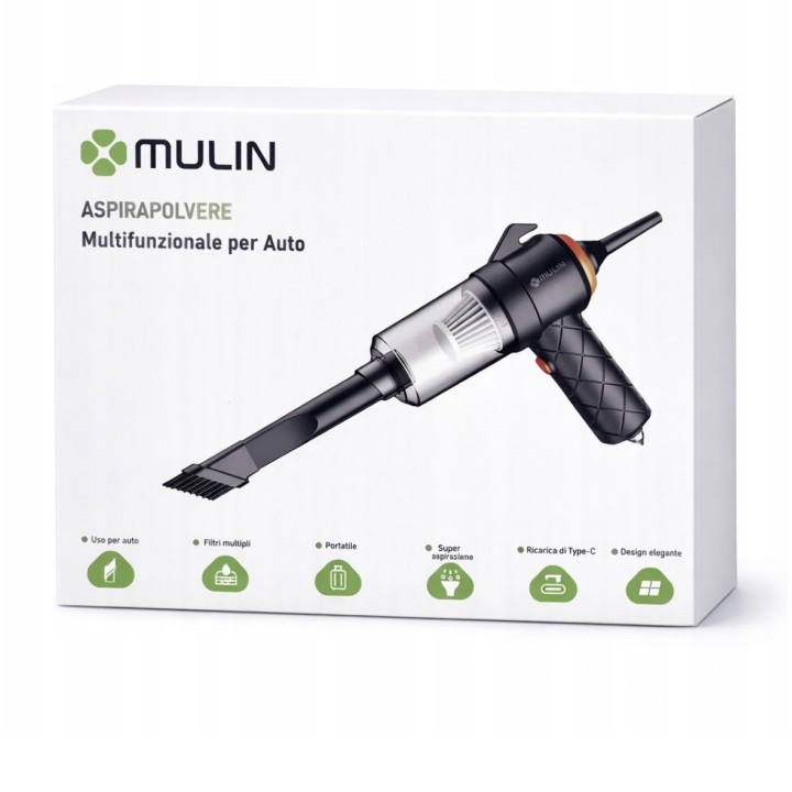 Bezprzewodowy odkurzacz samochodowy MULIN