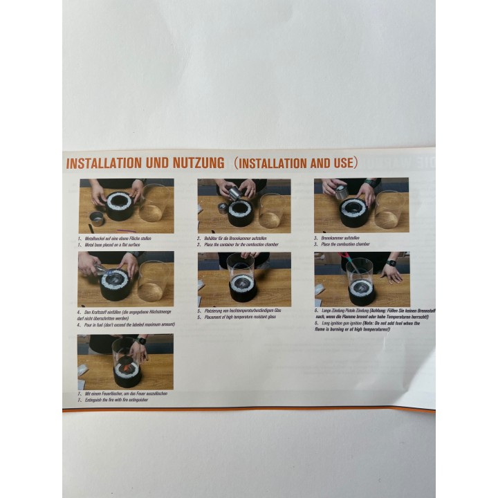 Biokominek stołowy / mini kominek na bioetanol